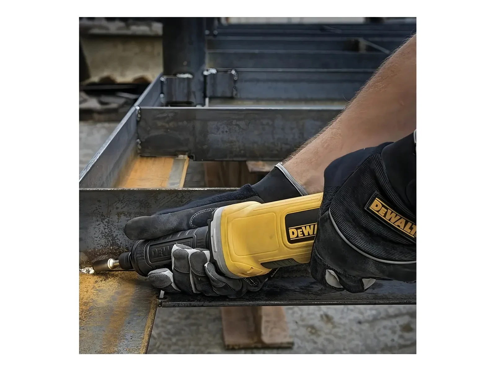 Foto 5 de Amoladora recta DeWalt DWE4887 50 Hz/60 Hz amarilla 450 W + accesorio