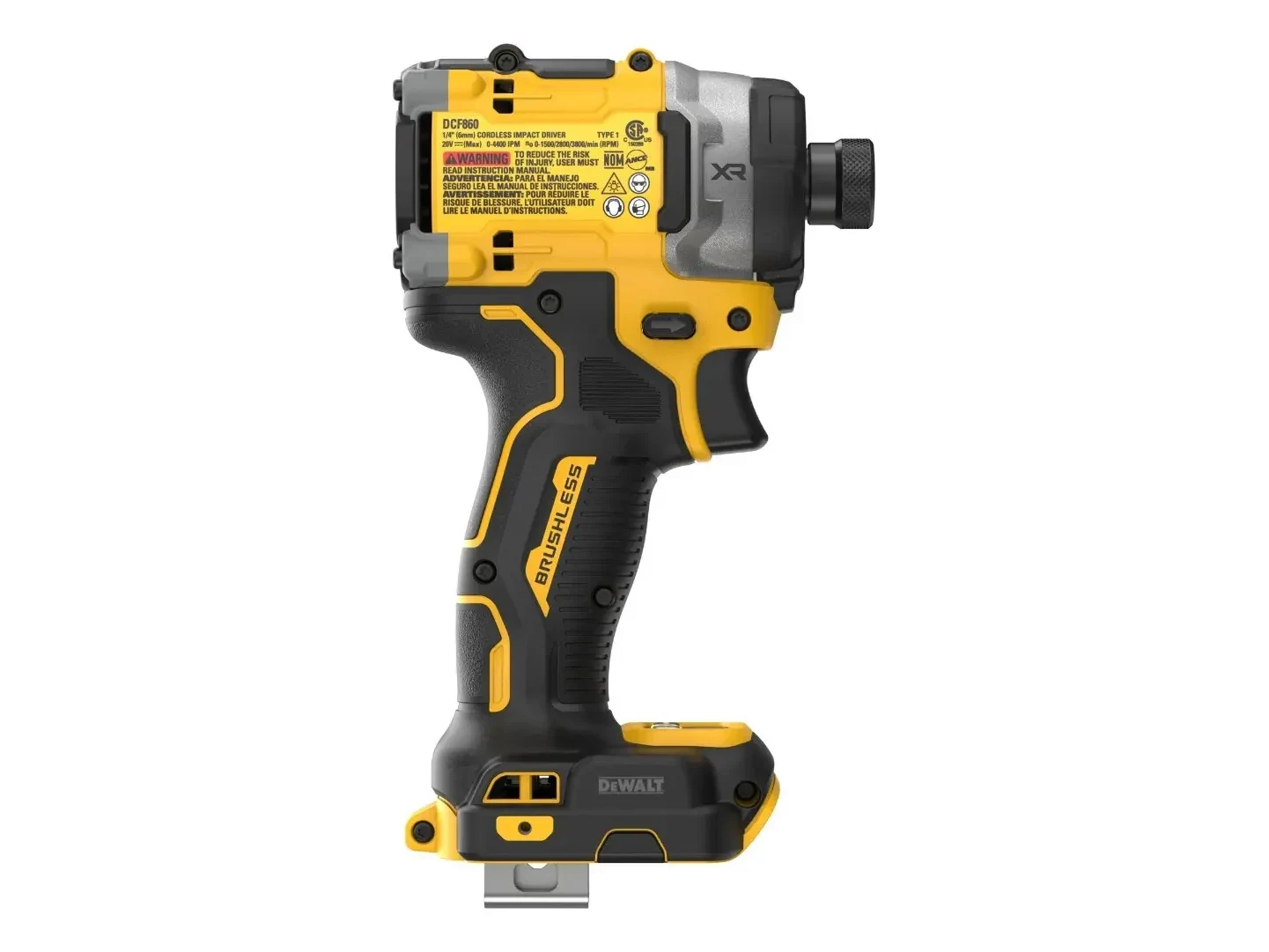 Atornillador De Impacto De 1/4 Inalámbrico Dewalt Dcf860b