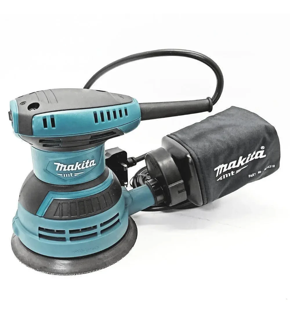 Foto 4 de Lijadora Excéntrica 5 Makita M9204b 240W Color Turquesa