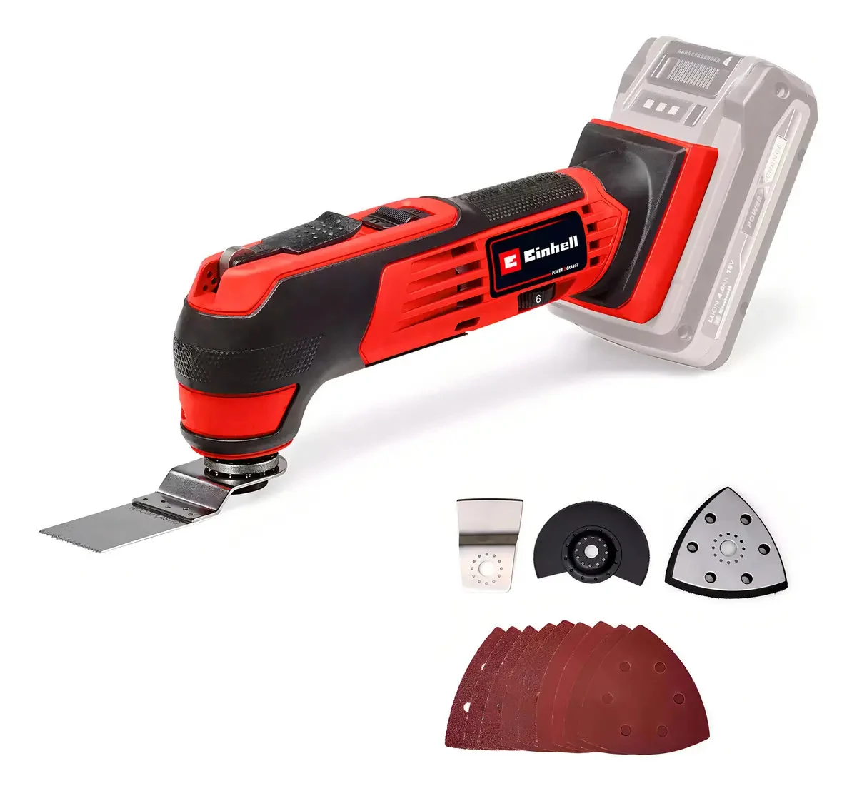 Multiherramienta Oscilante Inal. Einhell Te-mg 18/1 - Sin Ba