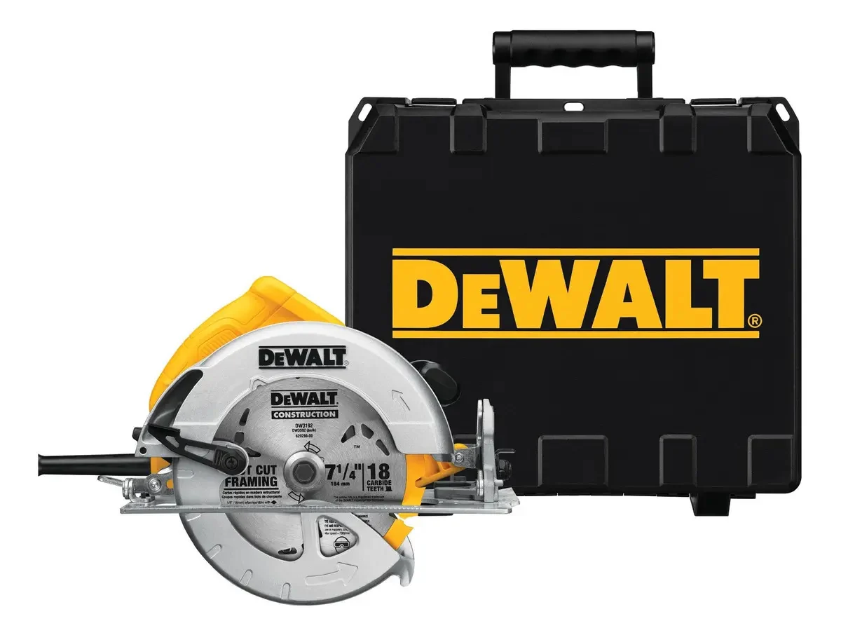 Sierra Circular 7-1/4 1800w Dewalt Dwe575k-b2c Color Amarillo/Negro