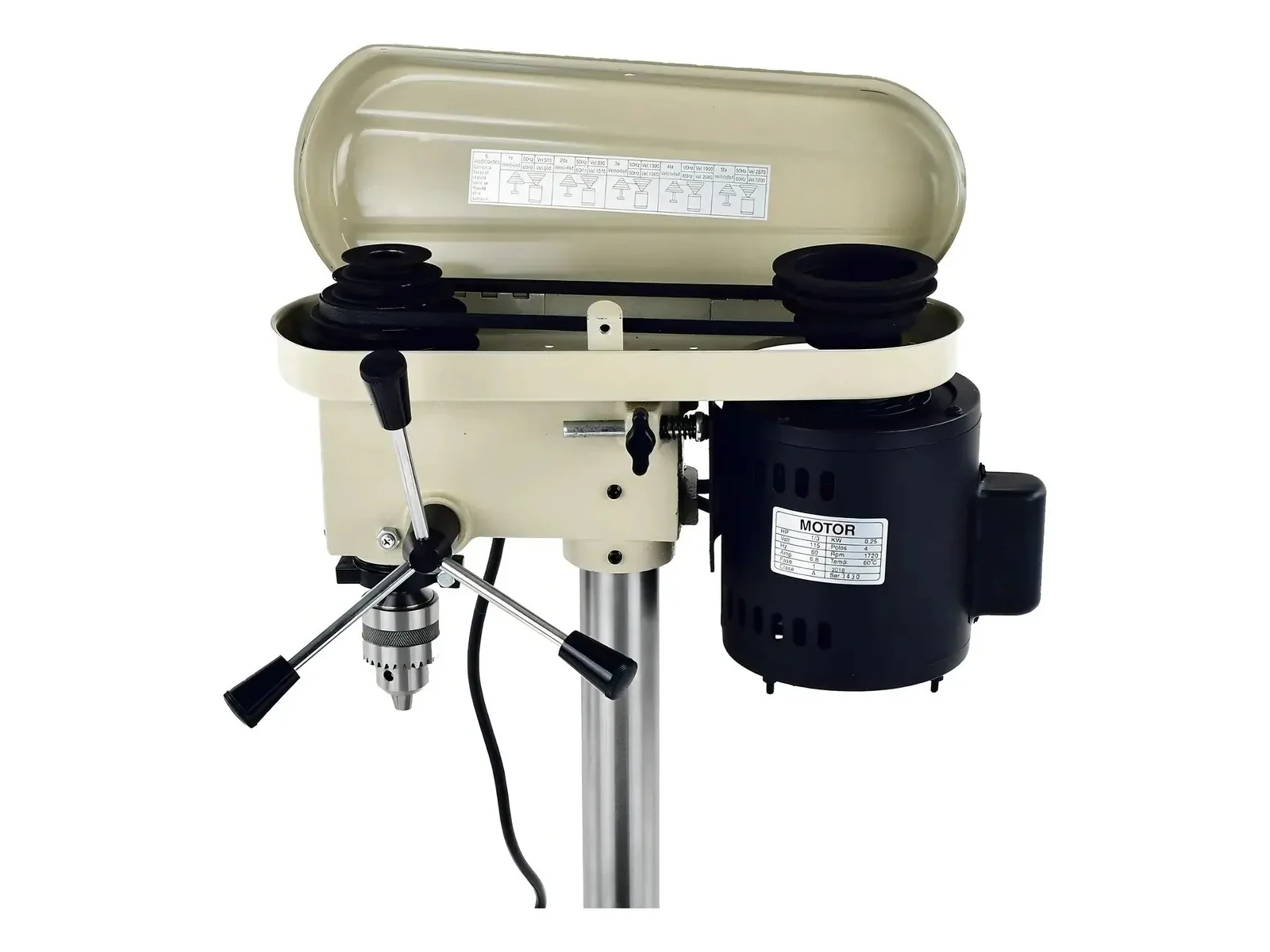 Foto 5 de Taladro Makita Pedestal De Banco 1/3 Hp Tb131 5 Velocidades Color Beige